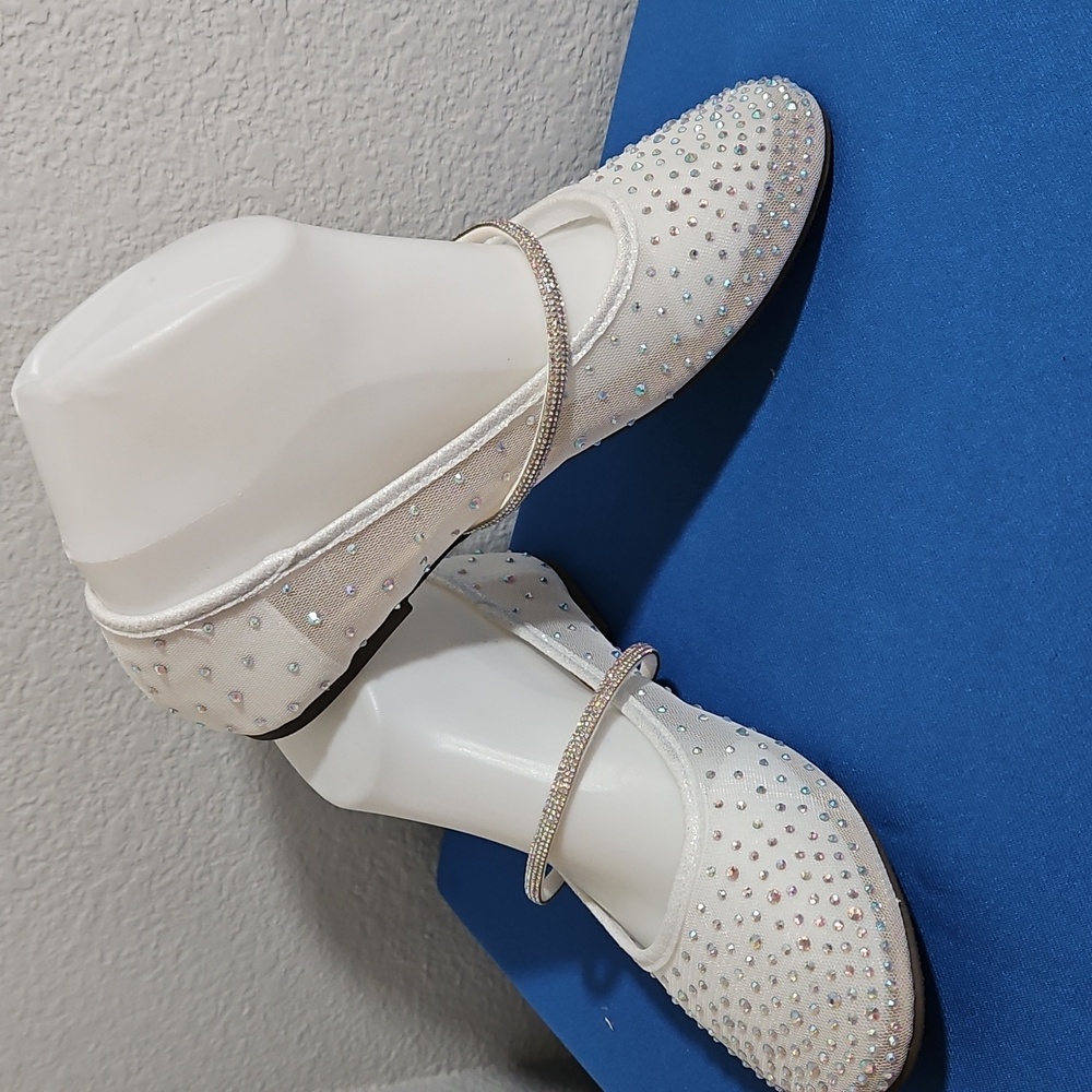 Magic White Rhinestone Shoes - Picture 3 of 6